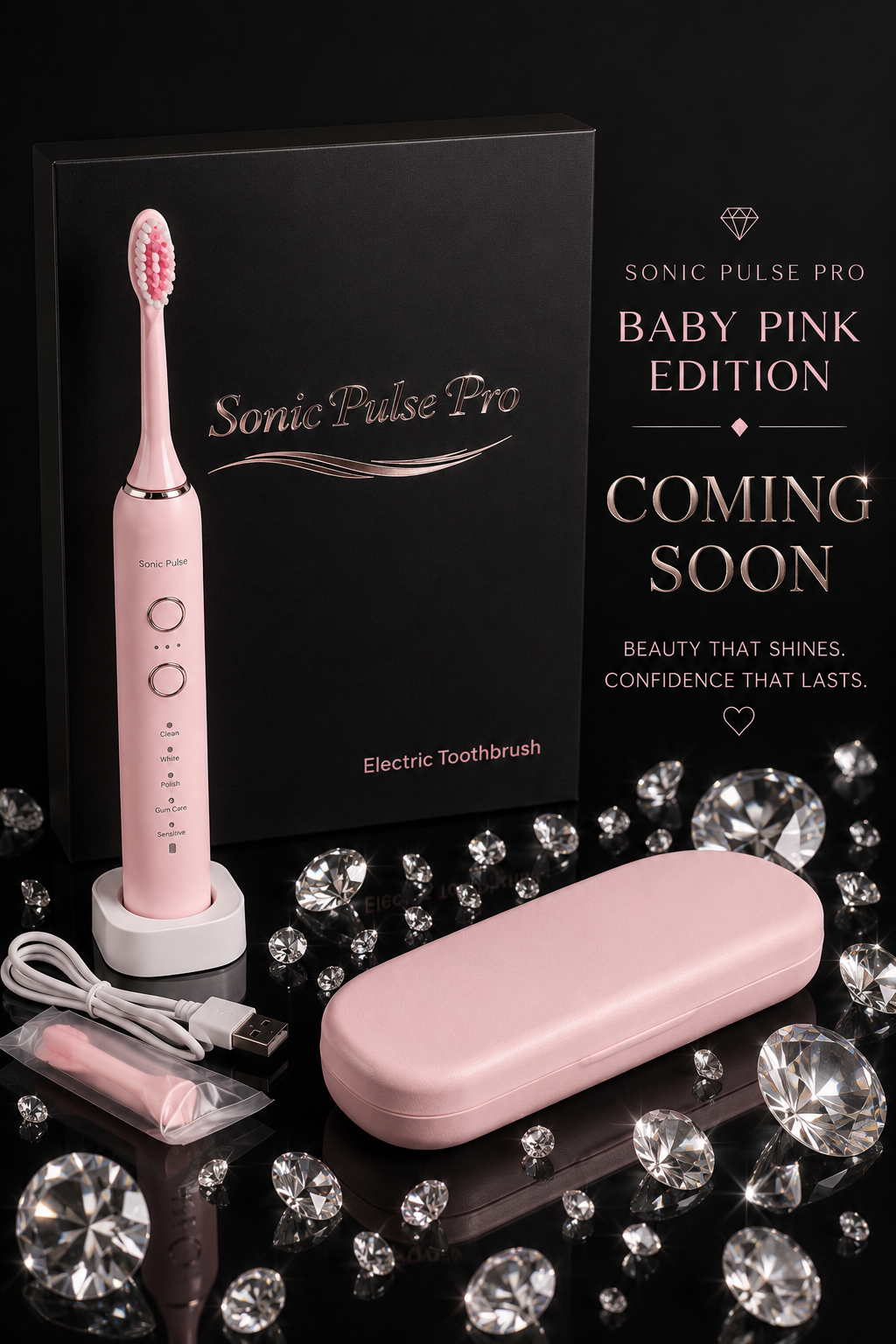 Sonic Pulse Pro — Baby Pink Edition